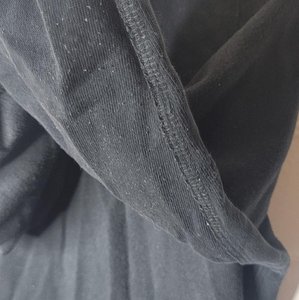 Mossimo Supply Co. Women's Faded Black Zip-Up Hoodie - Picture 7 of 14